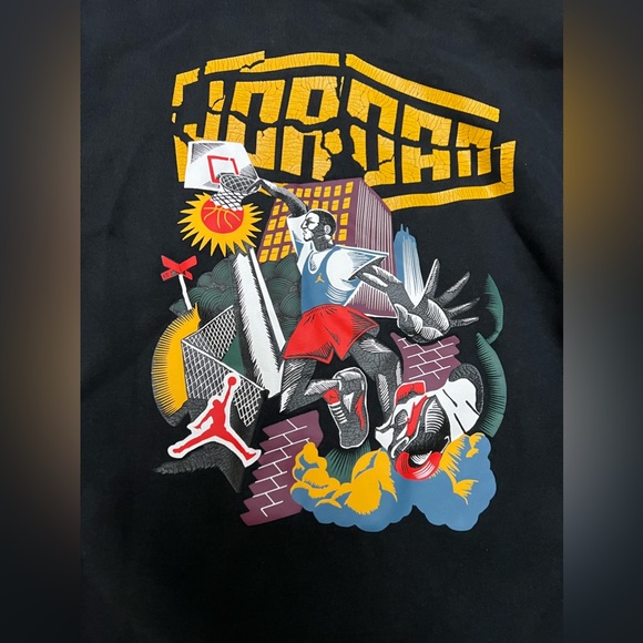 Mens Jordans Crewneck Sweatshirt with Sweatpants Set Size Small - Picture 2 of 13